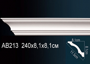 AB213 карниз гладкий Perfect Decor