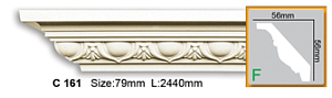 Карниз с орнаментом C161 FLEXI (2,00 м)