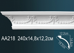 AA218 карниз с орнаментом Perfect Decor