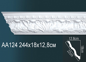 AA124 карниз с орнаментом Perfect Decor