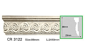 Молдинг с орнаментом CR3122 (2,44 м)