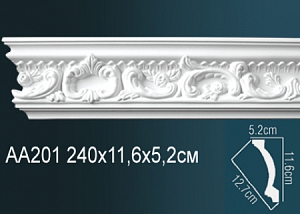 AA201 карниз с орнаментом Perfect Decor