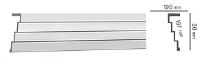 Карниз с гладким профилем P886 FLEXI (2,00 м)