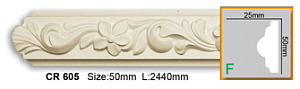 Молдинг с орнаментом CR605 FLEXI (2,00 м)