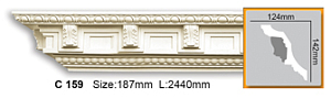 Карниз с орнаментом C159 FLEXI (2,00 м)