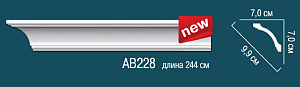 AB228 карниз гладкий Perfect Decor