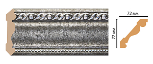 Карниз Decomaster 122-44 (размер 72х72х2400)