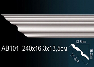 AB101 карниз гладкий Perfect Decor