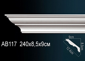 AB117F карниз гибкий Perfect Decor