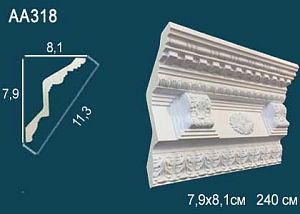 AA318 карниз с орнаментом Perfect Decor