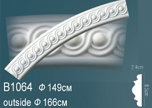 B1064 круговой молдинг Perfect Decor