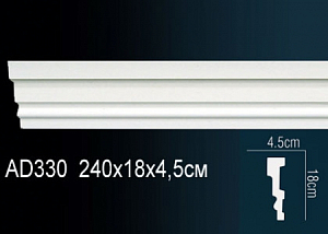 AD330 молдинг гладкий Perfect Decor