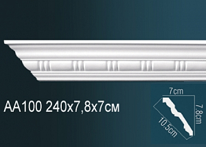 AA100 карниз с орнаментом Perfect Decor