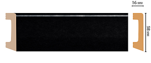 Плинтус Decomaster D234-195ДМ (58*16*2400мм)