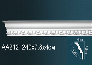 AA212 карниз с орнаментом Perfect Decor