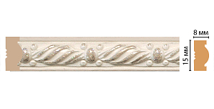 Молдинг Decomaster 105-13 (размер 15x8x2400)