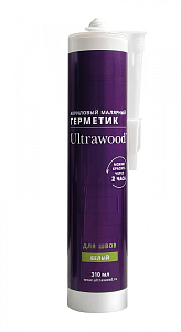 Герметик ULTRAWOOD акриловый, малярный, 310 мл