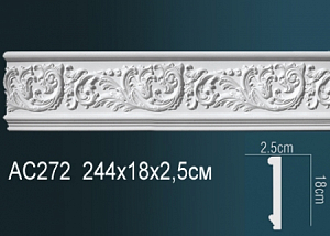 AC272 молдинг с орнаментом Perfect Decor