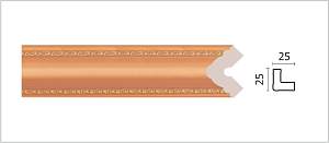 Уголок C1025-54G (25x25x2400)