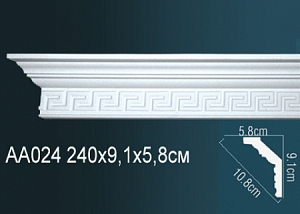 AA024 карниз с орнаментом Perfect Decor