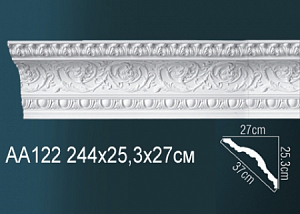AA122 карниз с орнаментом Perfect Decor