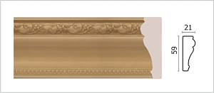 161-91 молдинг (размер 59x21x2400)