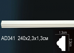 AD341 молдинг гладкий Perfect Decor