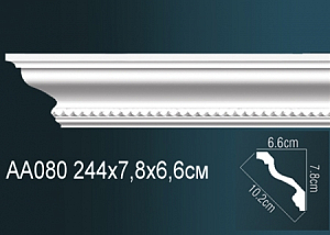 AA080 карниз с орнаментом Perfect Decor