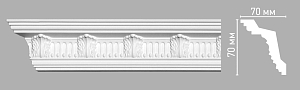 95017 плинтус Decomaster (70х70х2400мм)