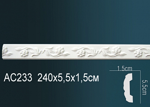 AC233F молдинг гибкий Perfect Decor