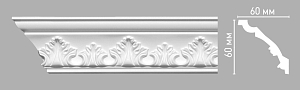 95015 плинтус Decomaster (60х60х2400мм)