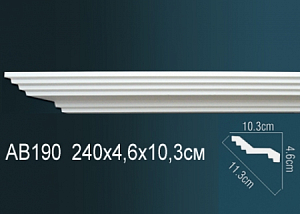 AB190F карниз гибкий Perfect Decor