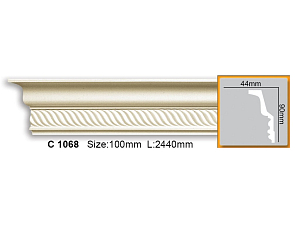 Карниз с орнаментом C1068 FLEXI (2,44 м)