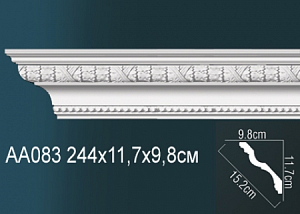 AA083 карниз с орнаментом Perfect Decor