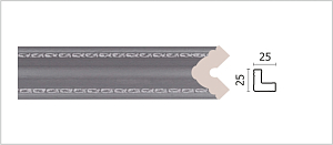 Уголок C1025-42S (25x25x2400)