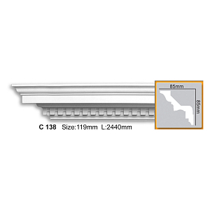 Карниз с орнаментом C138 (2,00 м)