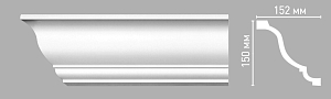 96267 плинтус Decomaster (150х152х2400мм)
