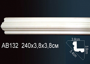 AB132 карниз гладкий Perfect Decor