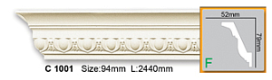 Карниз с орнаментом C1001 FLEXI (2,00 м)