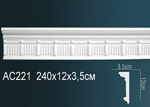 AC221 молдинг с орнаментом Perfect Decor