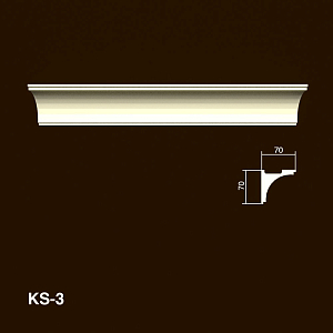 Карниз из гипса KS-3