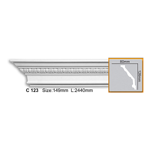Карниз с орнаментом C123 (2,00 м)