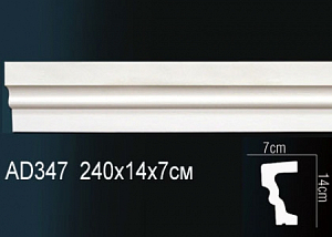AD347 молдинг гладкий Perfect Decor