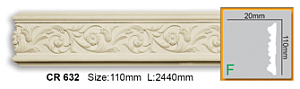 Молдинг с орнаментом CR632 FLEXI (2,00 м)