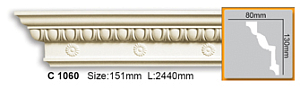 Карниз с орнаментом C1060 FLEXI (2,44 м)