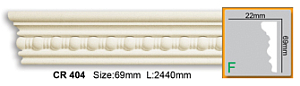 Молдинг с орнаментом CR404 FLEXI (2,44 м)