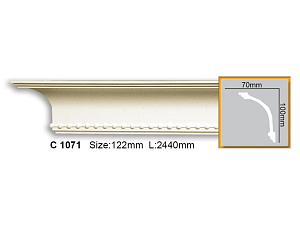 Карниз с орнаментом C1071 FLEXI (2,00 м)