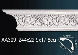 AA309 карниз с орнаментом Perfect Decor