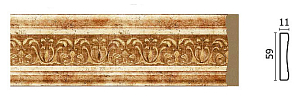 164-126 молдинг (размер 59x11x2400)