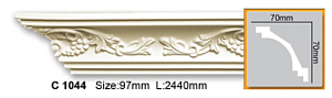 Карниз с орнаментом C1044 FLEXI (2,44 м)